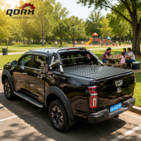 Couverture de benne coulissante à trois volets pour SsangYong Musso, en aluminium rigide, imperméable, pour camionnette