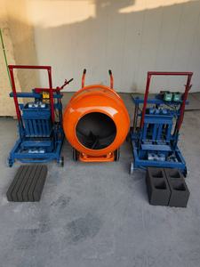 La máquina de fabricación de ladrillos móvil pequeña más popular está equipada con un pequeño mezclador de tambor que se puede utilizar para múltiples propósitos. - Product Image 2