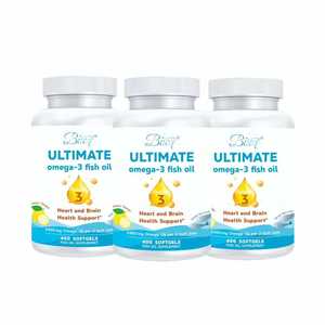 Supplément d'huile de poisson oméga-<span class=keywords><strong>3</strong></span> pour le soutien de la santé du cerveau cardiaque-Bucq Ultimate <span class=keywords><strong>400</strong></span> Softgels - OEM & Wholesale - Product Image 3