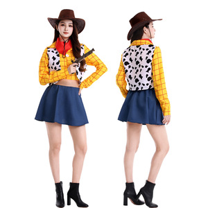 Nuevo vaquero <span class=keywords><strong>Woody</strong></span> personaje de dibujos animados para Niños personaje de Anime traje de actuación adulto traje de estilo vaquero occidental - Product Image 3