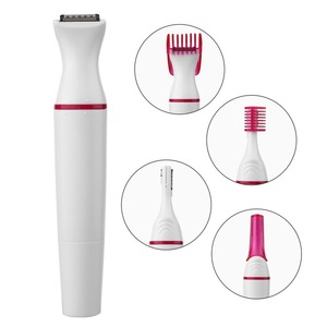 Ensemble <span class=keywords><strong>5</strong></span> en 1 : Épilateur, Rasoir Électrique, Tondeuse Indolore pour Sourcils, Nez, Corps, Zone Bikini, Épilation des Poils du Visage - Product Image 4