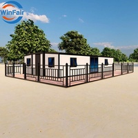 Maison préfabriquée modulaire moderne WinFair à installation rapide, prix compétitif, villas conteneurs de 40 pieds, maisons d'appoint pour 2-3 chambres