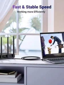 <span class=keywords><strong>สาย</strong></span>เคเบิลอีเธอร์เน็ต ugreed NW135 <span class=keywords><strong>CAT</strong></span> 6<span class=keywords><strong>สาย</strong></span>เคเบิลถัก Cat6กิกะบิตความเร็วสูง5Gbps ความเร็ว1000Mbps <span class=keywords><strong>สาย</strong></span>เคเบิลอินเทอร์เน็ต RJ45<span class=keywords><strong>สาย</strong></span><span class=keywords><strong>แลน</strong></span>เครือข่ายป้องกัน - Product Image 6