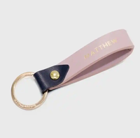 Benutzer definierte Logo Blank Bulk Leder Armband Schlüssel bund