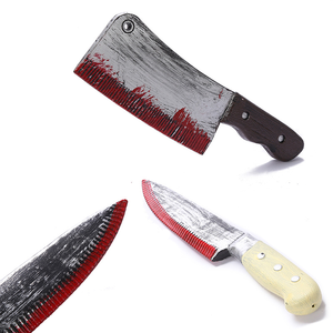Cuchillo <span class=keywords><strong>de</strong></span> Carnicero Sangriento <span class=keywords><strong>de</strong></span> Michael Myers <span class=keywords><strong>de</strong></span> Halloween, Accesorio <span class=keywords><strong>de</strong></span> Disfraz <span class=keywords><strong>de</strong></span> Halloween, Cuchillo <span class=keywords><strong>de</strong></span> Cocina <span class=keywords><strong>de</strong></span> Plástico Realista - Product Image 2