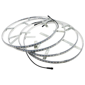 Kit luci per ruote auto a LED che cambiano colore da sogno da 15 pollici nuova funzione di controllo delle luci per la decorazione dell'auto - Product Image 3