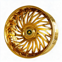 Jantes Donk Style JZ forgées 24 26 28 30 pouces 5x127 5x120.65 5x139.7 polies à lèvre profonde pour Impala 1971-76