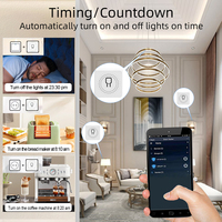 SIXWGH Module Relais Interrupteur Dissociable 1/2/3/4 Gang Tuya Wifi Zigbee Intelligent sans Fil Télécommande Maison Automatisation Commande Vocale Alexa
