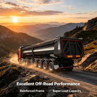 Camion benne diesel QF d'occasion, toutes pièces incluses, couleur personnalisée, norme d'émission Euro 2/3, transmission 8x4, écran tactile, pour pierre et sable