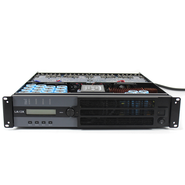 Professional Audio DSP LA12X 4CH Power Amplifier for Subwoofer Sound System