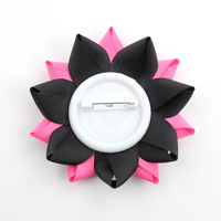 Badge « C'est mon anniversaire » pour baby shower, rosette en ruban gros-grain avec épingle de sûreté