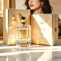 Vente en gros de flacons de parfum en verre de forme spéciale HANMING HH-250, 30 ml/100 ml, impression sérigraphique, bouchon pulvérisateur, diffuseur personnalisable