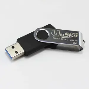 经典设计定制标志2gb 4gb 8gb USB 2.0 3.0旋转u盘16gb 64GB笔拇指盘最便宜的u盘