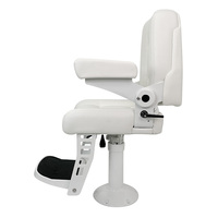 Chaise de pilote marine pliable avec support ergonomique, siège de bateau de qualité commerciale