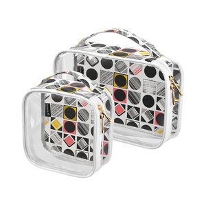 Grande trousse de toilette transparente en PVC, imperméable, à prix abordable, avec fermeture éclair, pour cosmétiques et articles de voyage - Product Image 1