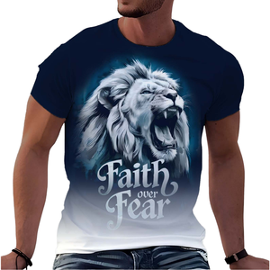 Camiseta de Hombre con Estampado Moderno 2026, Talla Estándar y Grande, Alta Calidad, 100% Poliéster, Secado Rápido, Antiarrugas, Estilo Casual Elegante, Corte Regular - Product Image 1