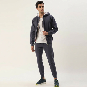 Conjunto Deportivo Unisex de Color Sólido, 100% Algodón, Tejido de 500g, Resistente al Viento, Ecológico, Tallas Grandes, Transpirable, Marca Finer Threads - Product Image 1