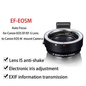 Adaptateur de bague de convertisseur d'objectif KDBAO AF pour appareils photo <span class=keywords><strong>Canon</strong></span> <span class=keywords><strong>EF</strong></span>/<span class=keywords><strong>EF</strong></span>-<span class=keywords><strong>S</strong></span> EOS <span class=keywords><strong>M</strong></span> compatibles avec les objectifs à monture <span class=keywords><strong>EF</strong></span>-<span class=keywords><strong>M</strong></span> - Product Image 6