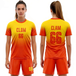 เสื้อฟุตบอลสตรีสีดำแดง รุ่น Moq 10 วินเทจ สตรีทแวร์สั่งทำพิเศษ คุณภาพไทย พร้อมลายพิมพ์แบบ Sublimation - Product Image 2
