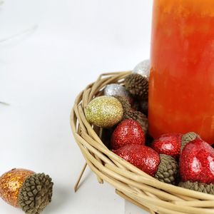 Decorazione di <span class=keywords><strong>ghiande</strong></span> artificiali naturale tappo di <span class=keywords><strong>ghiande</strong></span> finte Mini <span class=keywords><strong>ghiande</strong></span> per l'autunno e la decorazione artigianale di natale - Product Image 5