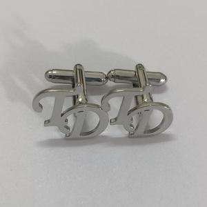 Mancuernillas de Acero Inoxidable con Logotipo Personalizado, Joyería para Hombre de Negocios, Mancuernillas Francesas con Personalización - Product Image 4