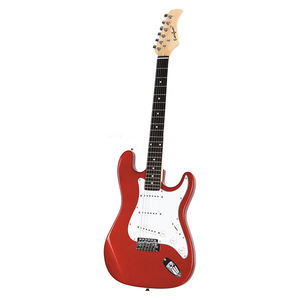 <span class=keywords><strong>Guitarra</strong></span> Eléctrica Hecha a <span class=keywords><strong>Mano</strong></span> con Corte Cutaway de Varios Colores y Forma Genial para Estudiantes - Product Image 4