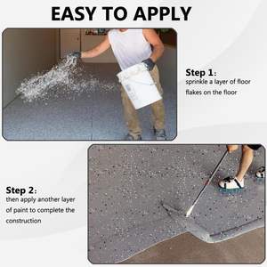 LSY <span class=keywords><strong>สี</strong></span>ดำ<span class=keywords><strong>สี</strong></span><span class=keywords><strong>ขาว</strong></span>สีเทาอ่อนเคลือบพื้นเกล็ดอีพ็อกซี่สำหรับผนังโรงรถภายในและภาย<span class=keywords><strong>น</strong></span>อกบ้าน - Product Image 5