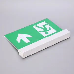 Rechargeable Running Man Single Or Double Sided Led Fire Acrylic Emergency Exit Sign Light