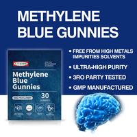 Bonbons gélifiés anti-âge à la méthylène bleue, classés parmi les meilleures ventes sur Amazon, pour la santé du cerveau, le soutien immunitaire, l'amélioration de la mémoire et de la concentration, complément alimentaire pour adultes