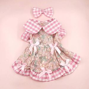 Nouvelle Robe Tendance Printemps-Été 2026 pour Chien, Motif Princesse, en Polyester, Jupe Classique pour Chiot, Costume Floral pour Animaux de Compagnie - Product Image 1