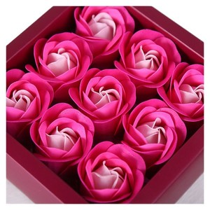 Caja de 9 Flores de Jabón al por Mayor, Flores de Jabón Realistas, Recuerdo Práctico para Fiestas, Regalo para Bodas y Eventos - Product Image 6