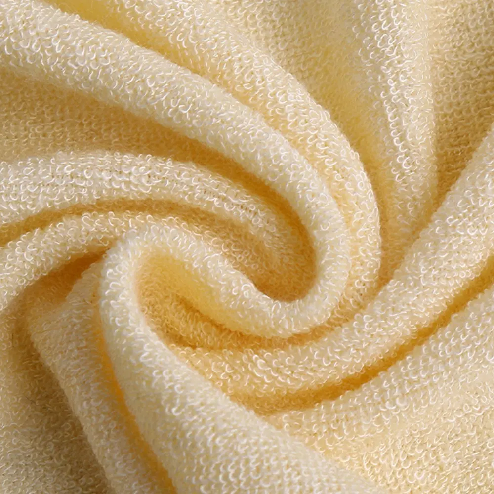 For Baby Towel Bamboo Terry Fabric 20%cotton Fabric Natural 80%bamboo Custom Polyester Fabric Roll Plain Weft Knitted