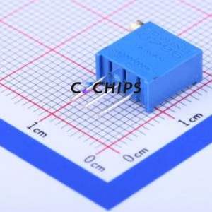 Resistencia Ajustable/Potenciómetro 3296X-1-105LF SIP-3P, Resistencia de 10x4.8mm (Resistencia: 1mOhm) (Precisión: 10%) - Product Image 1