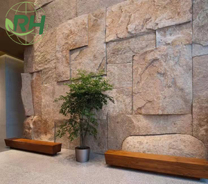 Nuevo Panel de <span class=keywords><strong>Pared</strong></span> 3D de PU Moderno, Impermeable, con Textura de <span class=keywords><strong>Roca</strong></span> de Montaña, Imitación Piedra de Hongo, para Decoración de Paredes Exteriores - Product Image 4