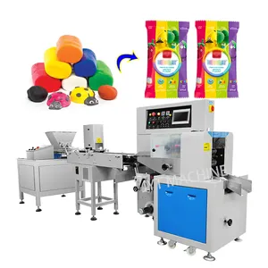 Hoge Snelheid Automatische Modellering Polymeer Spelen Deeg Klei Plasticine Pack Verpakking Machine