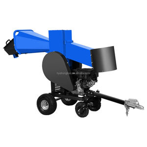 Broyeur de branches d'arbres homologué CE, 15 CV, quatre temps, démarrage manuel, moteur à essence, broyeur de branches HYSTRONG, diamètre 5 pouces - Product Image 2