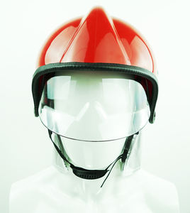 Protection de cou pour casque de <span class=keywords><strong>pompier</strong></span> avec bande réfléchissante jaune/rouge, durable, rigide, avec support de lampe torche en option, accessoire pour <span class=keywords><strong>pompier</strong></span> - Product Image 3