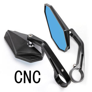 Espejo Retrovisor de Aleación de Aluminio para Motocicletas y Bicicletas, Espejo Retrovisor Modificado Retro - Product Image 6