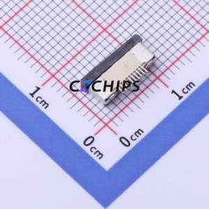 FC05-S10DCU-00 FFC/FPC Connector SMD,P=0.5mm,Horizontal Mount Connector Drawer Type Top Contact 10P 0.5mm - Product Image 2