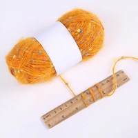 Fil de mohair coloré teint pour le tricot à la main DIY, écharpes, chapeaux, sacs, vêtements, poupées