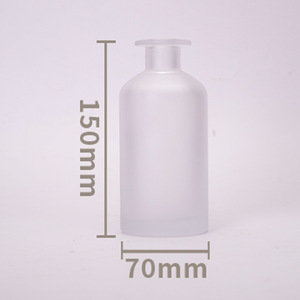 Elegante Botella Difusora Redonda de Vidrio de 300 ml, Recipientes para Aceites Esenciales para el Hogar y Baño, Decoración del Hogar y Regalos - Product Image 6