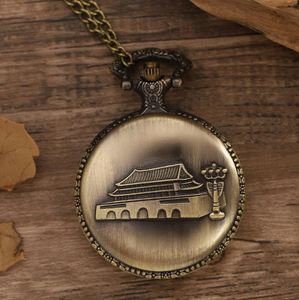 Offre Spéciale Offre Spéciale Vintage Bronze Flip Montre de poche Articles divers ménagers - Product Image 4