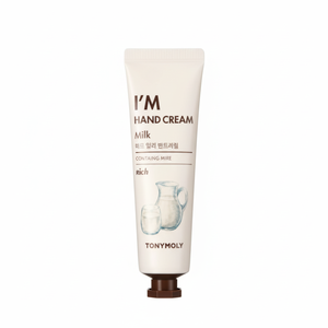 Tony Moly I'm crema per le mani al latte 30ml lozione idratante e nutriente con ingredienti a base di erbe al miele di karité 1ea - Product Image 1