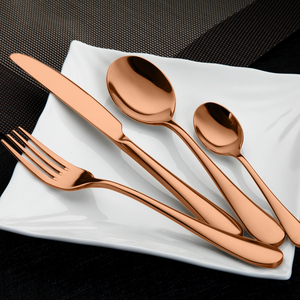 De alta calidad de acabado de espejo 100 piezas 18 pcs conjunto de cena en la india de cobre cubiertos juego de plata - Product Image 2