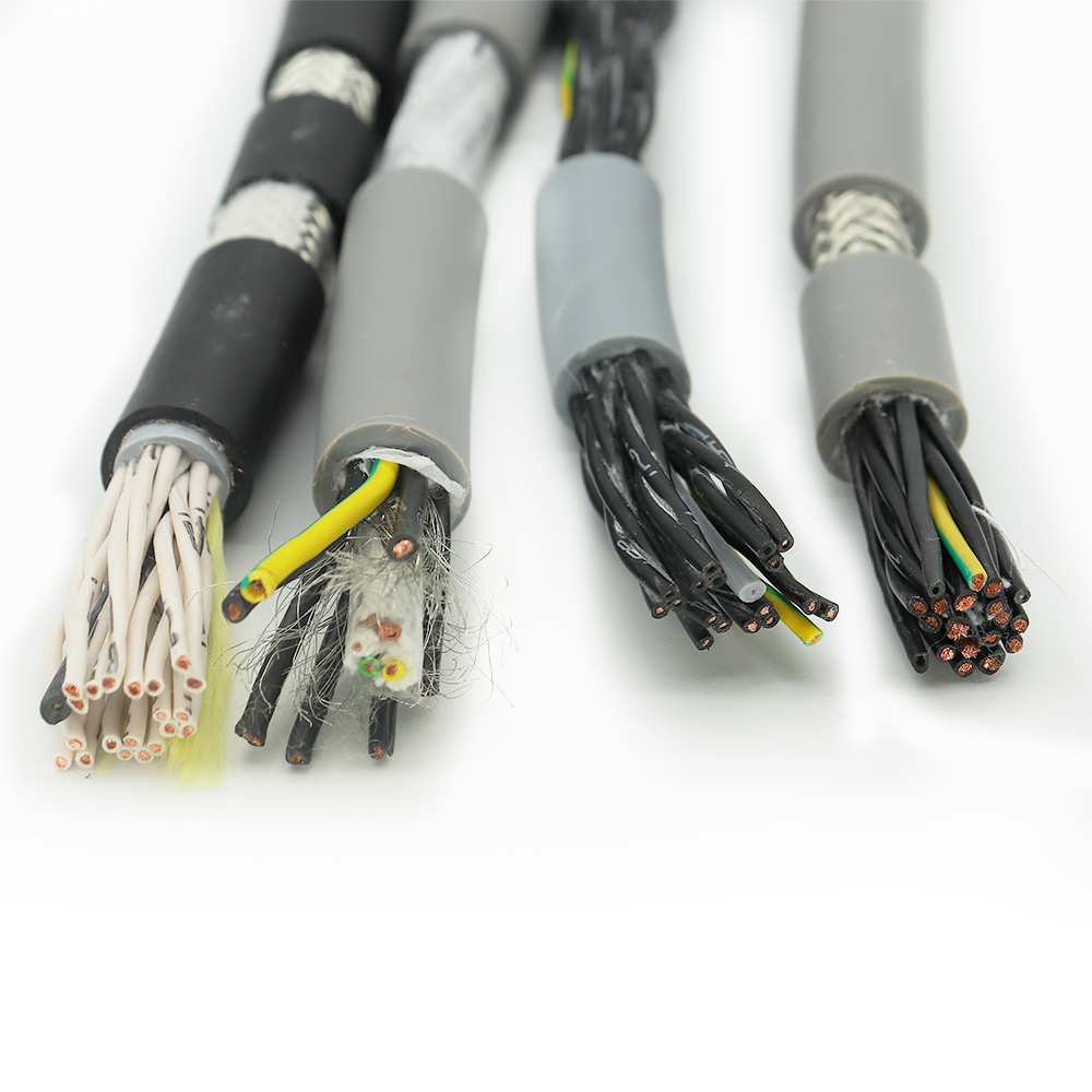 Kabel Multi inti fleksibel kustom, kabel kontrol sinyal 14/13/12/11/10/9/8/7/6/5 core 1mm2 0,75mm2 liyy h05vv5f