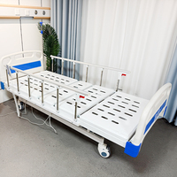 Lit médical électrique en alliage d'aluminium et ABS, 3 fonctions, hauteur et angle réglables, multi-positions, certifié ISO, lit d'hôpital