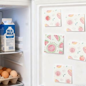 Self-Adhesive Fruit Pattern <b>Notes</b>-Grapefruit/Watermelon/Strawberry Theme Office & Study Decorative Stationery Gift - Product Image 5