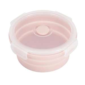 Juego de 3 Recipientes Plegables de Silicona para Almacenamiento de Alimentos, Lonchera Plegable Hermética, Recipientes para Almacenamiento de Alimentos en la Cocina - Product Image 6