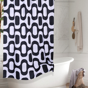 Livraison directe <span class=keywords><strong>Rideau</strong></span> <span class=keywords><strong>de</strong></span> <span class=keywords><strong>douche</strong></span> imperméable à <span class=keywords><strong>motif</strong></span> géométrique le plus vendu <span class=keywords><strong>Rideau</strong></span> <span class=keywords><strong>de</strong></span> <span class=keywords><strong>douche</strong></span> en polyester pour salle <span class=keywords><strong>de</strong></span> bain avec impression personnalisée - Product Image 2