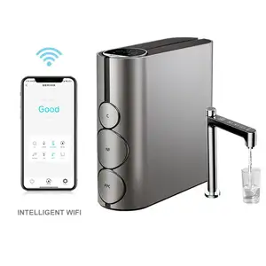Filtro de água magnético uv de 5 estágios, purificador de água doméstico, 600G, mineral sob a pia, ideal para beber em casa